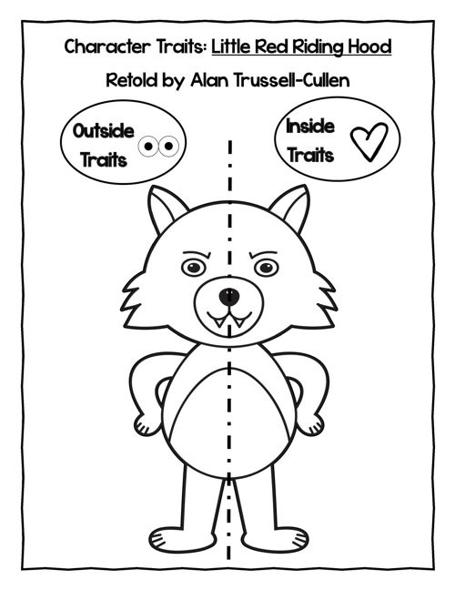 Little Red Riding Hood Character Traits Activity Worksheet Hameray Publishing Little Red Riding Hood Character Traits Activity Worksheet Hameray Publishing